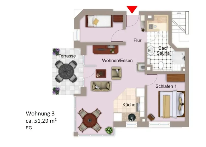 Apartamento Meeresrauschen 3 - *